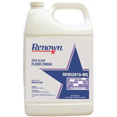 Renown High-Gloss Floor Finish, 1 Gal 111433